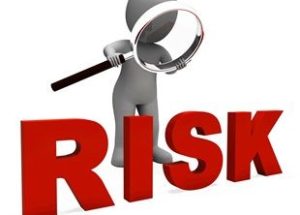 Risky Character Shows Dangerous Hazard Or Risk